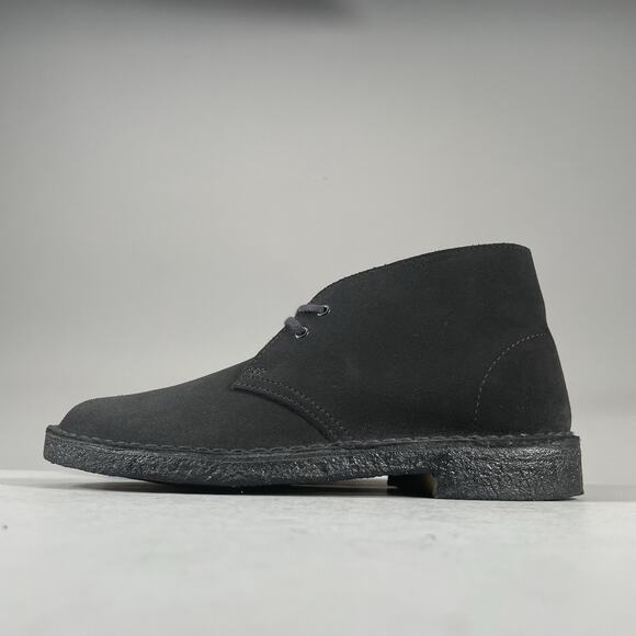 Clarks Original Women’s Size 9 M Black Suede Chukka Ankle Boots Shoes Casual EUC - Picture 1 of 9